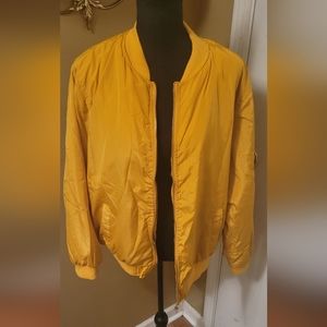 New Look Yellow/Gold Crew Neck Jacket